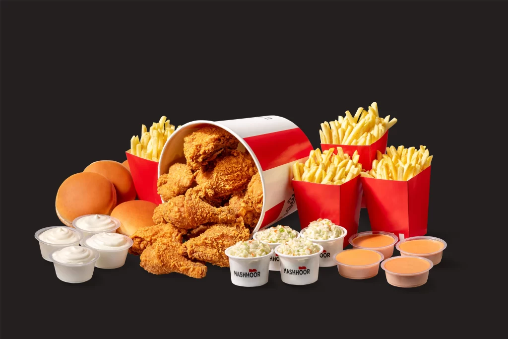 best french fries in town mashhoor menu - Fried chicken, crispy chicken wings, juicy burgers, fast food favorites, and quick meals from Mashhoor, a fast-growing restaurant serving the best fried chicken and tasty fast food on the go.